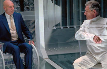Patrick Stewart et Ian McKellen dans X-Men: Days of Future Past