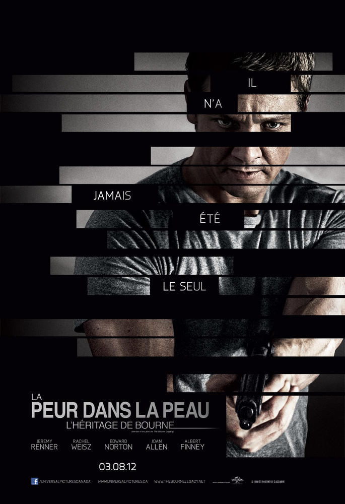 LA PEUR DANS LA PEAU : L'HÉRITAGE DE BOURNE (2012) - Film